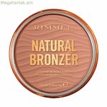 Կոմպակտ բրոնզացնող փոշիներ Natural Rimmel London 99350059861 Nº 001 Արևի լույս 14 գ