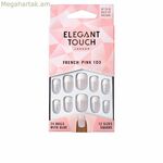 Արհեստական եղունգներ Elegant Touch French M 24 հատ (24 հատ)