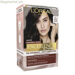 Առանց ամոնիակի ներկ L'Oreal Make Up Excellence 2U-ամենամուգ շագանակագույնը