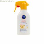 Մարմնի արևապաշտպան սփրեյ Nivea Sun Sensitive & Protection Spf 50+ (270 մլ)