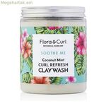 Մազաթափության դեմ կրեմ Flora & Curl Soothe Me Mint Coconut Clay Refreshing 260 գ