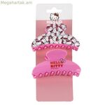 Մազերի սեղմակներ Hello Kitty Pink