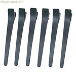 Մազերի սեղմակներ Eurostil 8423029027865 սև (6 հատ)