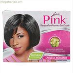 Մազերի ուղղման խնամքի Luster Pink Relaxer Kit Regular