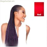 Մազերի երկարացում X-Pressure 208,28 սմ կարմիր սինթետիկ մազերով