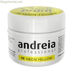 Գելային եղունգների լաք Andreia Gel Paint 4 մլ դեղին նեոնային