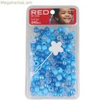 Ապակե ուլունքներ՝ «Կարմիր համբույր»՝ «Կապույտ»՝ 240 հատ