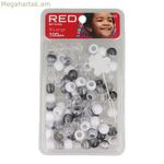 Ապակե ուլունքներ Red Kiss Kiss XL սև 100 հատ