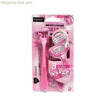 Միանգամյա օգտագործման սափրիչ Sence վարդագույն (3 հատ)