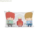 Բարձի պատյան HappyFriday Beep բազմագույն 50 x 30 սմ