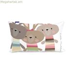 Բարձի պատյան HappyFriday Moshi Moshi Rabbit Family բազմագույն 50 x 30 սմ