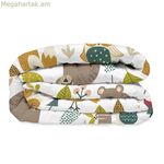 Անկողնային ծածկոց (ծածկոց) HappyFriday Moshi Moshi բազմագույն 100 x 130 սմ անտառային