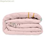 Անկողնու ծածկոց (ծածկոց) HappyFriday Moshi Moshi Բազմագույն 100 x 130 սմ Վարդագույն ֆլամինգո