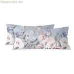 Բարձի պատյան HappyFriday Soft bouquet բազմագույն 45 x 110 սմ (2 հատ)