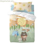 Մանկական մահճակալի բազմագույն ծածկոցների հավաքածու HappyFriday Happynois Camping, 2 հատ