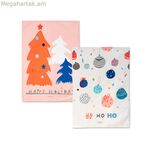 Խոհանոցային շոր HappyFriday Xmas Ho Ho Ho Multicolour 70 x 50 սմ (2 միավոր)