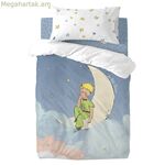 Վերմակի ծածկույթի հավաքածու HappyFriday Le Petit Prince La Lune բազմագույն մանկական օրորոց 2 հատ