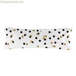 Բարձի պատյան HappyFriday Blanc Golden Dots բազմագույն 45 x 110 սմ