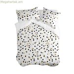 Սկանդինավյան ծածկոց HappyFriday Blanc Ոսկեգույն կետեր Բազմագույն 140 x 200 սմ