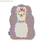 Բարձիկ HappyFriday Moshi Moshi Բազմագույն Լամա 40 x 30 սմ
