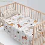 Հագեցած ներքևի սավան HappyFriday MOSHI MOSHI 100 x 130 սմ 15 x 1 x 38 սմ