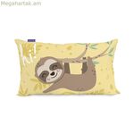 Բարձի պատյան HappyFriday Moshi Moshi Happy Sloth բազմագույն 50 x 30 սմ