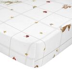 Հարմարեցված սավան HappyFriday MINI սպիտակ բազմագույն 60 x 120 x 14 սմ