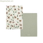 Խոհանոցային անձեռոցիկ HappyFriday Tinny Bloom բազմագույն 70 x 50 սմ (2 հատ)