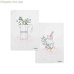 Խոհանոցային սփռոց HappyFriday Breakfast բազմագույն 70 x 50 սմ (2 հատ)