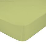 Հարմարեցված սավան HappyFriday BASIC KIDS կանաչ 60 x 120 x 14 սմ