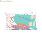 Բարձի պատյան HappyFriday Moshi Moshi Cat & Mouse բազմագույն 50 x 30 սմ