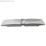 Կենտրոնական զարդարանք Ալեքսանդրա Հաուս հյուրասենյակ սպիտակ արծաթե կերամիկա 31 x 14 x 3 սմ