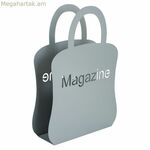 Ժուրնալների դարակ Alexandra House Living Մոխրագույն երկաթե իրեր 8 x 38 x 26 սմ