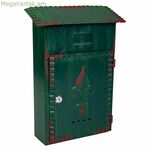 Ալեքսանդրա տան փոստարկղ կանաչ երկաթյա 11 x 37 x 27 սմ