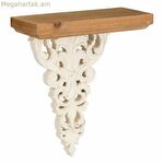 Դարակ Ալեքսանդրա Հաուս Հյուրասենյակ Սպիտակ Եղևնու փայտից MDF Փայտ 37 x 15 x 30 սմ