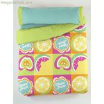 Վերմակի ծածկոցների հավաքածու Hosteline FRUITS FLOR բազմագույն, մեկտեղանի, 3 հատ