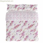 Վերմակի ծածկոցների հավաքածու Hosteline SPRING բաց մանուշակագույն երկտեղանոց 2 հատ