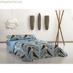 Վերմակի ծածկոցների հավաքածու Hosteline INCA Blue Super King 260 x 240 սմ, 4 հատ