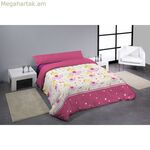 Վերմակի ծածկոցների հավաքածու Hosteline BAILA վարդագույն, մեկտեղանոց, 2 հատ