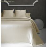 Անկողնային ծածկոց (ծածկոց) Hosteline JOYA Բեժ Մեկտեղանոց (1 հատ)