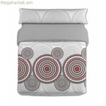 Վերմակի ծածկոցների հավաքածու Hosteline ZARCO մոխրագույն, մեկտեղանի, 2 հատ