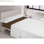 Ներկառուցված ներքևի սավան Happy Home MIX COLORS շագանակագույն մեկտեղանի 105 x 200 + 30 սմ