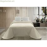 Անկողնային ծածկոց (ծածկոց) Hosteline PALMA բեժ երկտեղանոց