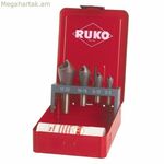 RUKO բարձր արագագործ պողպատից (HSS) 4 հատ խորանարդիկների հավաքածու (խորանարդիկներ)