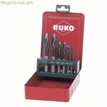 Հակափորիչ լվացարանների հավաքածու RUKO բարձր արագագործ պողպատից (HSS) DIN 373 6 հատ