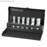 TERRAX բարձր արագությամբ պողպատից (HSS) Weldon պատյան, 75 հատ