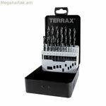 TERRAX DIN 338 կծիկների հավաքածու 25 հատ 19 հատ (25 հատ)
