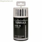 TERRAX DIN 338 կծիկների հավաքածու, 19 հատ (10 հատ)