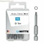 Գիտերի հավաքածու WITTE Torx TX 40 5 միավոր