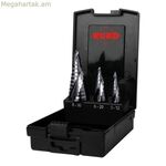 RUKO FLOWSTEP® բարձր արագագործ պողպատից (HSS) կոճերի հավաքածու, 3 հատ